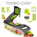 TurboChef- Fatiador Cortador Ralador De Legumes Verduras Frutas Alimentos