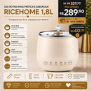 Panela De Arroz Elétrica Cerâmica 1,8 Litros 110V / 220V PREMIUM