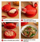 Triturador Manual Multiuso com Base Antiderrapante