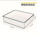 Organizador de Gavetas Premium  - Fresh Box™– Kit Acrílico Modular 7 Peças