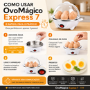 OvoMágico Express 7 – Cozedor Elétrico Multifuncional para Ovos