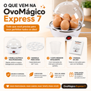 OvoMágico Express 7 – Cozedor Elétrico Multifuncional para Ovos