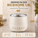 Panela De Arroz Elétrica Cerâmica 1,8 Litros 110V / 220V PREMIUM