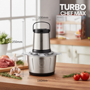Processador Elétrico Inox 3L 1200W - 110v-220v