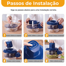 Descascador Elétrico TurboCut™ 50W – Rápido, Higiênico e Sem Esforço