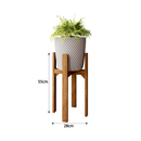 Suporte Legs para Vaso Cachepot em Madeira Pinus 55cm /40cm com Vaso de Plantas