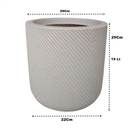 Suporte Legs para Vaso Cachepot em Madeira Pinus 55cm /40cm com Vaso de Plantas