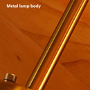 Luminária Abajur de Mesa com Barra de LED para Iluminação Interna, Sensor de Toque, Sem Fio e Três Cores