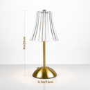 Luminária Abajur de Mesa com Barra de LED para Iluminação Interna, Sensor de Toque, Sem Fio e Três Cores