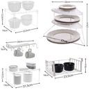 Organizador de Armário de Cozinha kit com 5 Organizadores