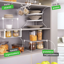Organizador de Armário de Cozinha kit com 5 Organizadores
