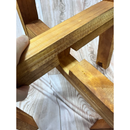 Suporte Legs para Vaso Cachepot em Madeira Pinus 55cm /40cm com Vaso de Plantas