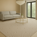 Tapete Grande 3,00 M X 2,00 M Sala Quarto Escritório Moderno Sofisticado Elegante Clean