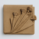 Manta Decorativa Premium para Sofá em Algodão com Pompom Artesanal – Casa Mais 1,40 x 1,40