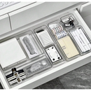 Conjunto 7 Organizadores Multiuso para Gavetas, Armários, Geladeiras Potes em Acrílico