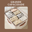 Caixa de armazenamento de algodão de roupas grande cremalheira tecido cesta dobrável quarto