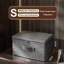 Caixa de armazenamento de algodão de roupas grande cremalheira tecido cesta dobrável quarto