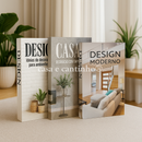 Kit Livro Caixa Decorativo Casa Mais – Porta-Objetos Elegante (3 Unidades)