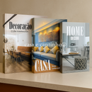Kit Livro Caixa Decorativo Casa Mais – Porta-Objetos Elegante (3 Unidades)