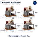 Kit Organizadores de Armario Aramado Cozinha Prateleira Pratos Copos Armário