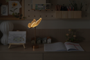 Candeeiro de mesa borboleta, luz noturna nórdica para quarto bivolt 3cors