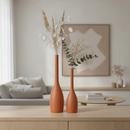 Vaso Garrafa Decorativo Colonial em Cerâmica Premium – Casa Mais