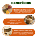 Kit 2 Unidades 1 Pote Giratório + 1 Balde Dispenser De Arroz 5kg Copo Medidor Armazenamento Cereais