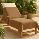 Manta Decorativa Premium para Sofá em Algodão com Pompom Artesanal – Casa Mais 1,40 x 1,40