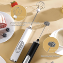 Kit1/Kit2 Mini Batedor Misturador Mixer Elétrico para Bebidas Leite Café Clara de Ovos 2 EM 1 Utensílios de Cozinha