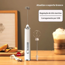 TurboMix 2X Pro – Mini Mixer Elétrico 2 em 1 para Café, Leite e Claras