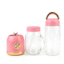Mini Juicer Liquidificador Portátil Copo Caneca 500ml e 450ml Com 10 Lâminas, Tampa, Canudo e Copo