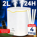 Umidificador De Ar E Aromatizador Grande 24H Com 2 Saídas De Ar 3 Em 1 Multifuncional Com LED