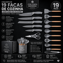 Kit de Utensílios LuxChef 19 Peças Premium