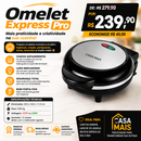 Omelet Express Pro - Omeleteira Duo