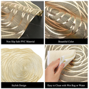 Dourado Jogo Americano KIT6 Sousplat Mesa Posta Jantar Design De Recorte B1037