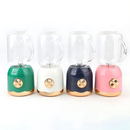Mini Juicer Liquidificador Portátil Copo Caneca 500ml e 450ml Com 10 Lâminas, Tampa, Canudo e Copo