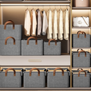 Caixas Organizadoras com Tampa Transparente – Oxford Reforçado 47×28×20cm