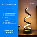 Abajur Moderno Quarto Luminária Noturna De Mesa Criado Mudo Cabeceira Quarto Luz De Led Circular