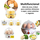 Cozedor de Ovos Elétrico Portátil - Cozinha até 7 Ovos, 110v/220v