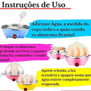 Cozedor de Ovos Elétrico Portátil - Cozinha até 7 Ovos, 110v/220v